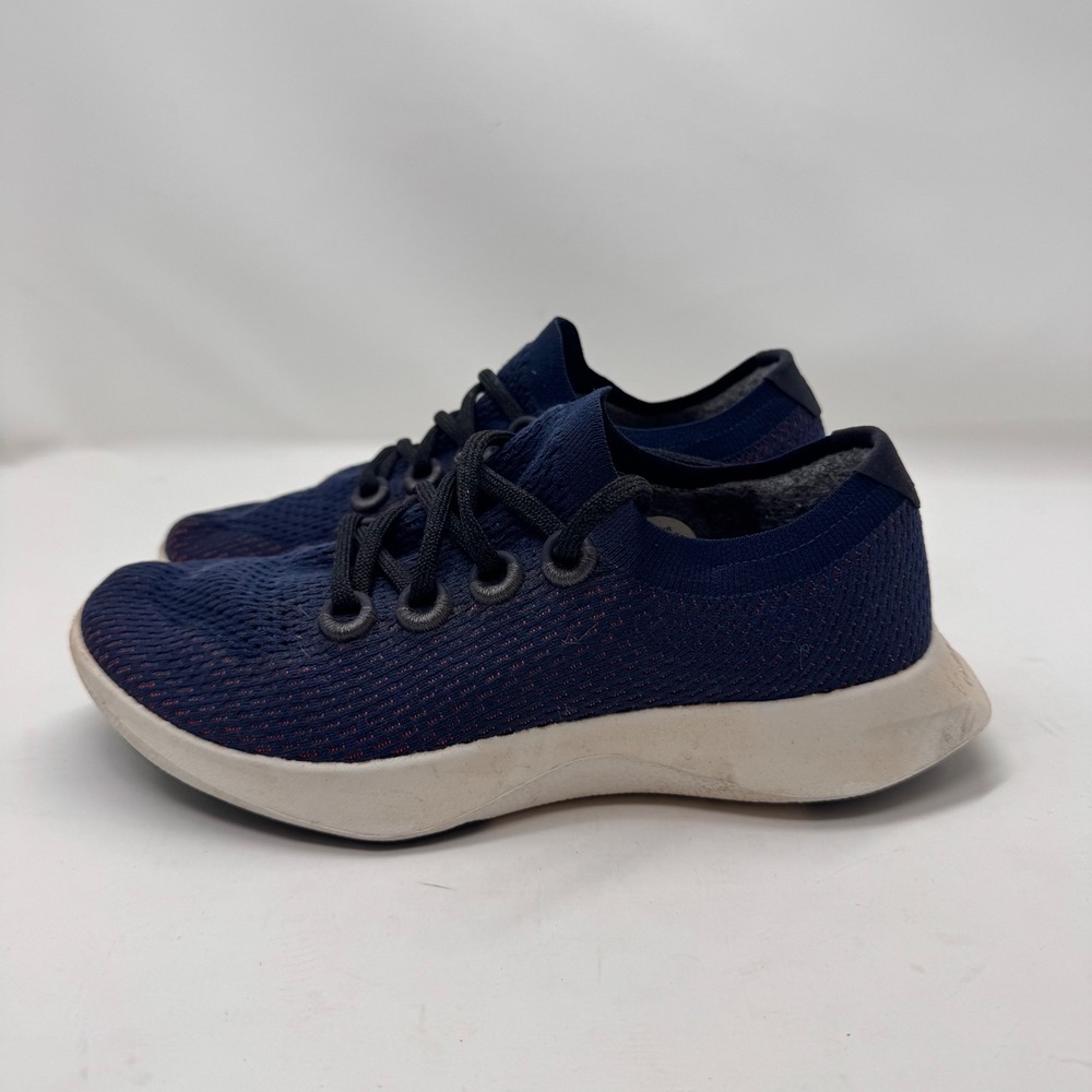Allbirds Td W9 Women's Navy Blue Knit Running Shoes Size‎ 9
